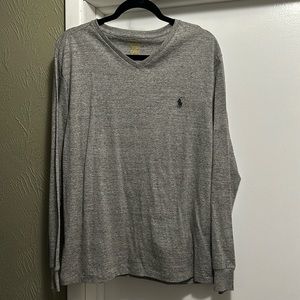 Men’s Polo Long Sleeve V-Neck